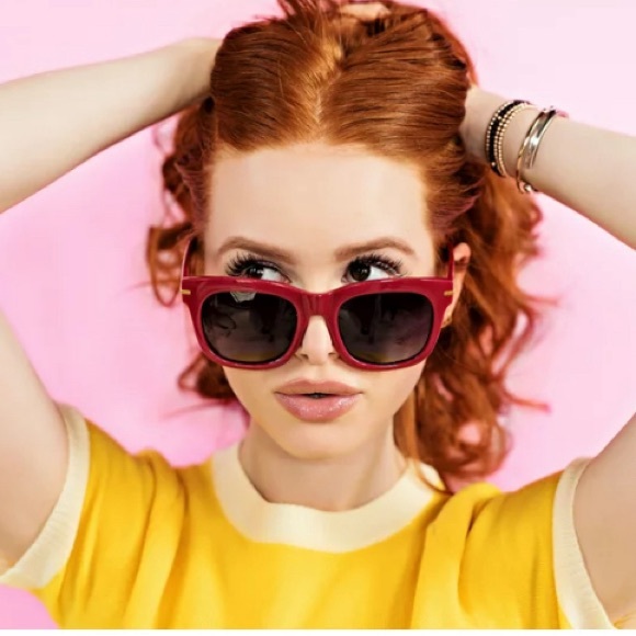 Prive Revaux sunglasses Burgundy, The Clique, new in box - Picture 4 of 8